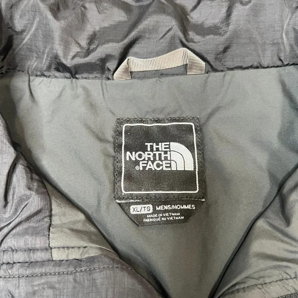 The North Face Puffer Vest Men's XL Black Sleeveless Classic Collar Full-Zip